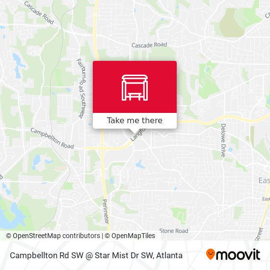 Campbellton Rd SW @ Star Mist Dr SW map