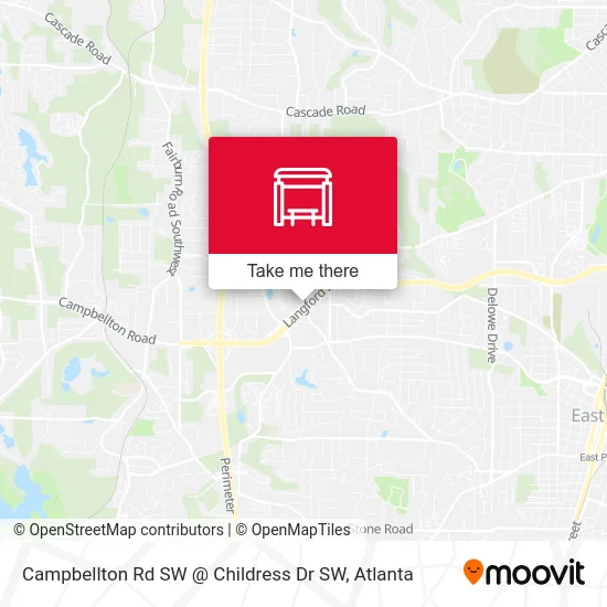 Mapa de Campbellton Rd SW @ Childress Dr SW