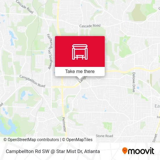 Mapa de Campbellton Rd SW @ Star Mist Dr