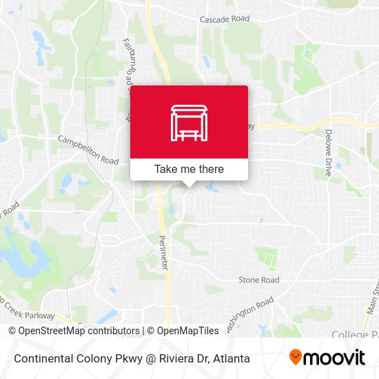 Continental Colony Pkwy @ Riviera Dr map