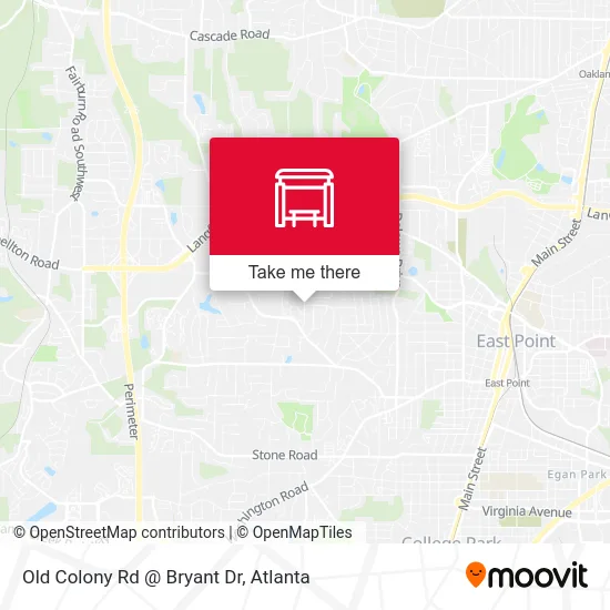 Old Colony Rd @ Bryant Dr map