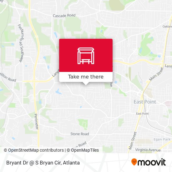 Bryant Dr @ S Bryan Cir map