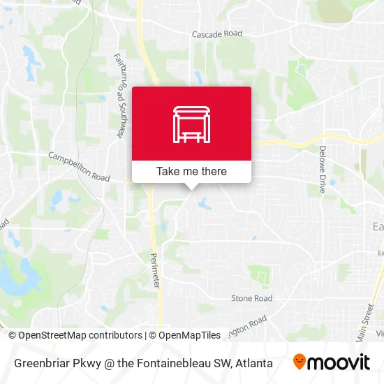 Mapa de Greenbriar Pkwy @ the Fontainebleau SW