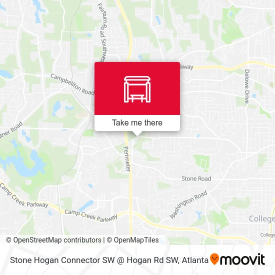 Stone Hogan Connector SW @ Hogan Rd SW map