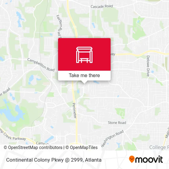 Mapa de Continental Colony Pkwy @ 2999