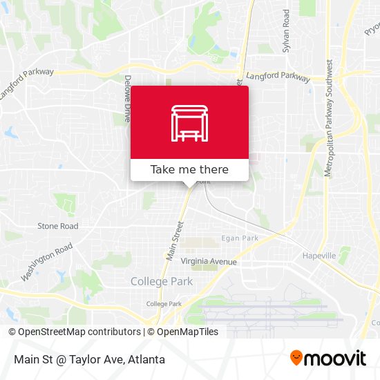 Main St @ Taylor Ave map