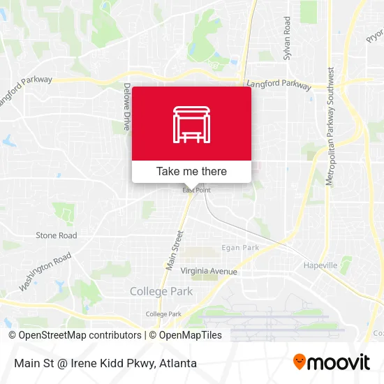 Mapa de Main St @ Irene Kidd Pkwy