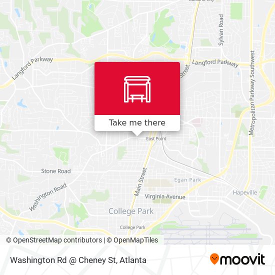 Mapa de Washington Rd @ Cheney St