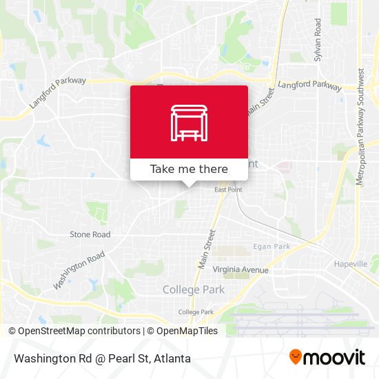 Washington Rd @ Pearl St map