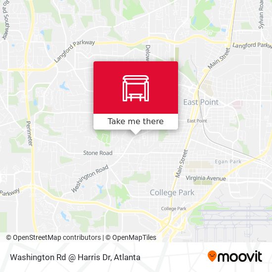 Washington Rd @ Harris Dr map