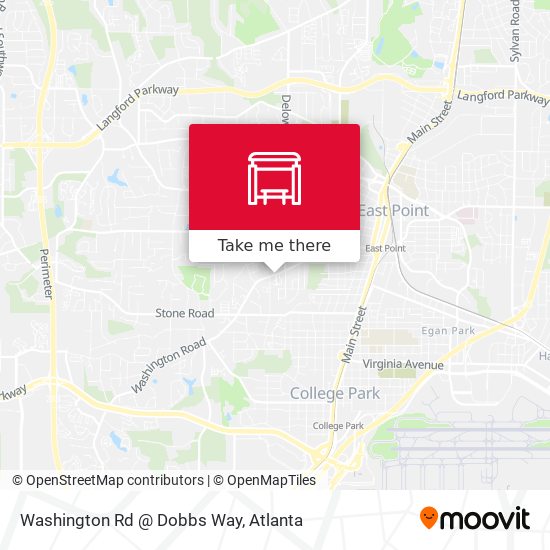 Mapa de Washington Rd @ Dobbs Way