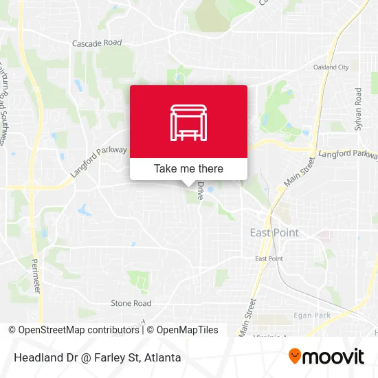 Headland Dr @ Farley St map