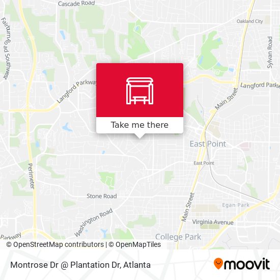 Montrose Dr @ Plantation Dr map