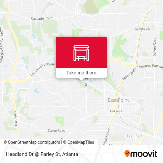 Headland Dr @ Farley St map