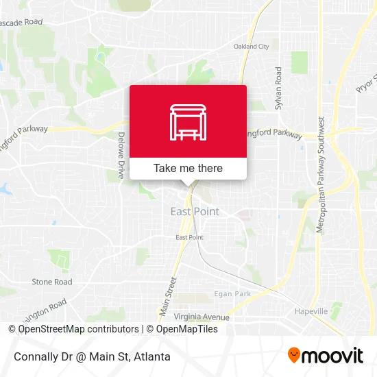 Mapa de Connally Dr @ Main St