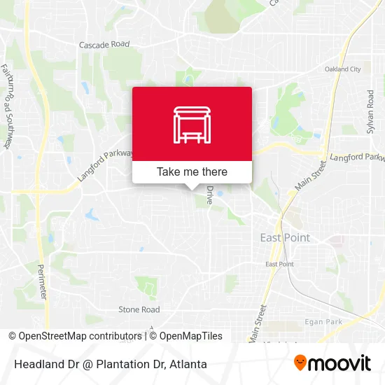 Mapa de Headland Dr @ Plantation Dr