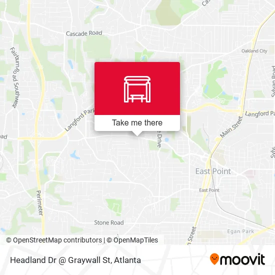 Mapa de Headland Dr @ Graywall St