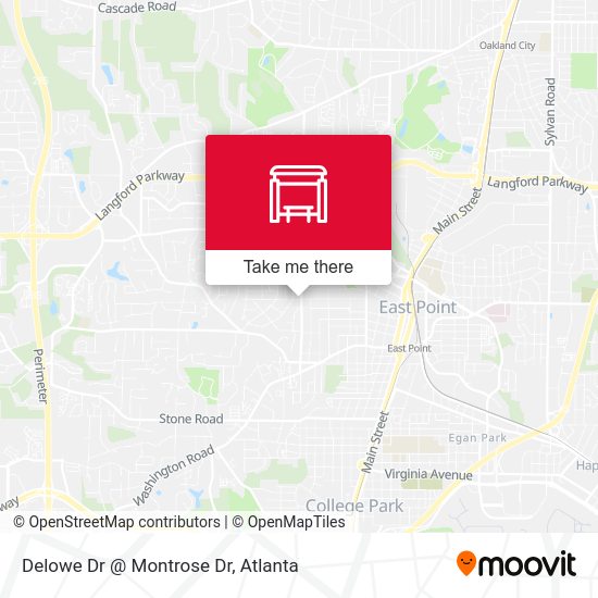 Mapa de Delowe Dr @ Montrose Dr
