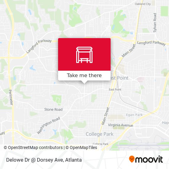 Mapa de Delowe Dr @ Dorsey Ave