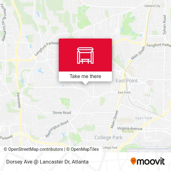 Mapa de Dorsey Ave @ Lancaster Dr