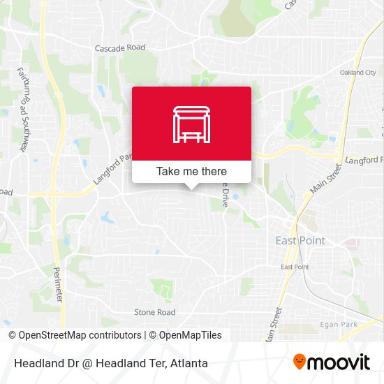 Mapa de Headland Dr @ Headland Ter