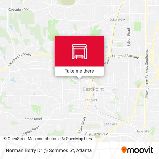 Mapa de Norman Berry Dr @ Semmes St