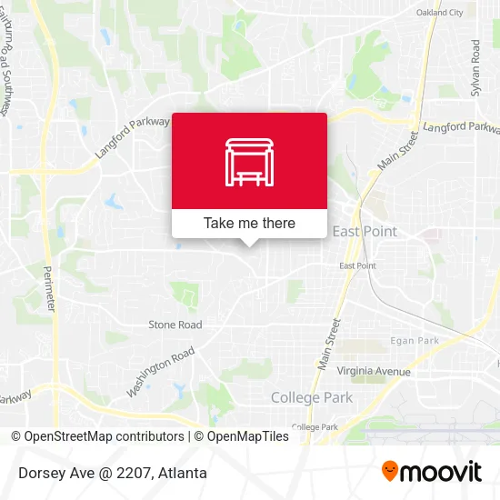 Mapa de Dorsey Ave @ 2207