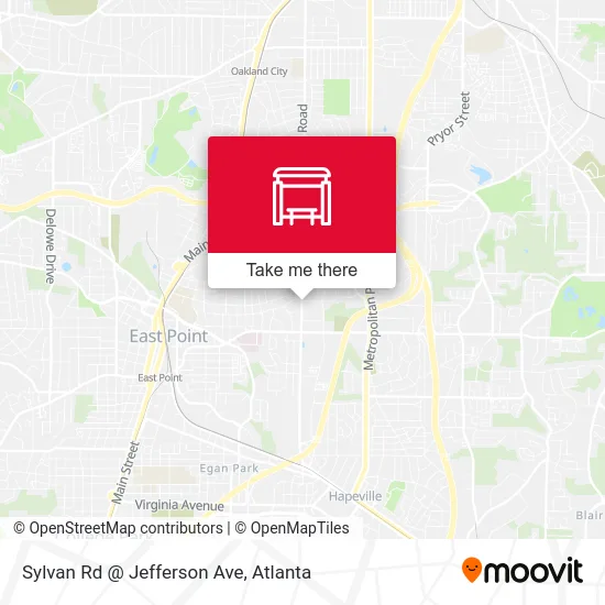 Mapa de Sylvan Rd @ Jefferson Ave