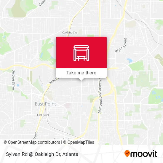 Mapa de Sylvan Rd @ Oakleigh Dr