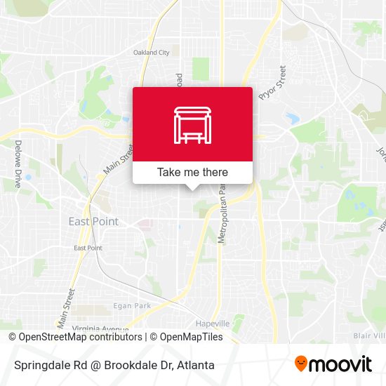 Springdale Rd @ Brookdale Dr map