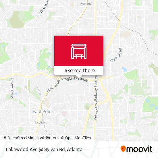 Mapa de Lakewood Ave @ Sylvan Rd