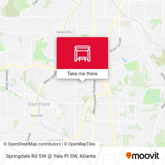 Springdale Rd SW @ Yale Pl SW map