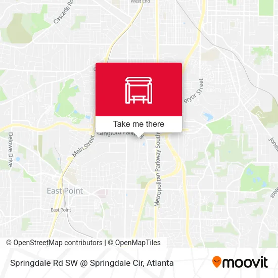 Mapa de Springdale Rd SW @ Springdale Cir