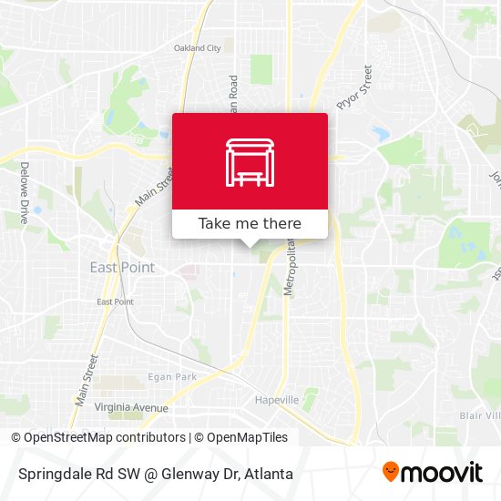 Springdale Rd SW @ Glenway Dr map
