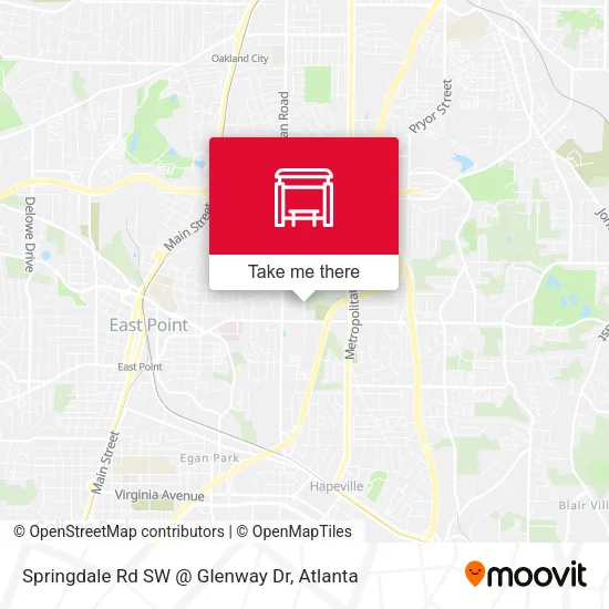 Springdale Rd SW @ Glenway Dr map