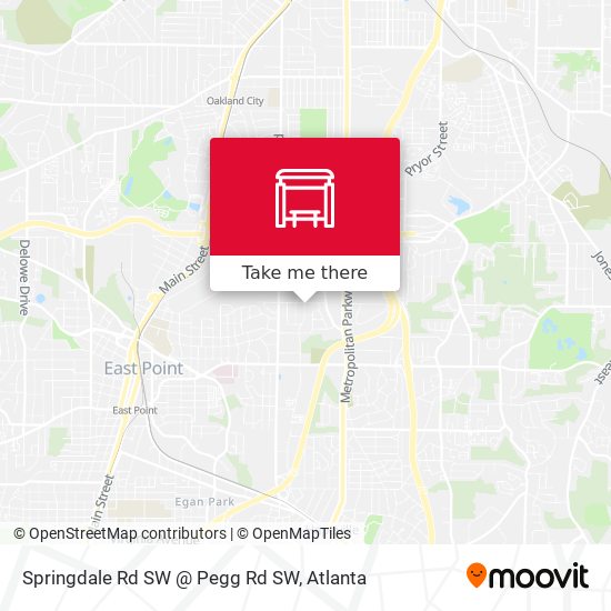 Springdale Rd SW @ Pegg Rd SW map