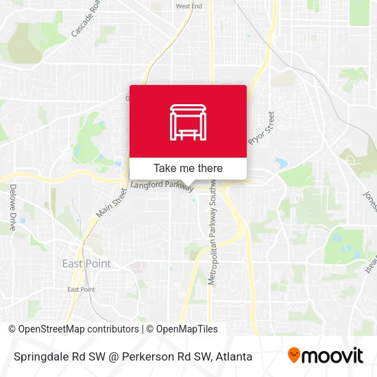 Mapa de Springdale Rd SW @ Perkerson Rd SW