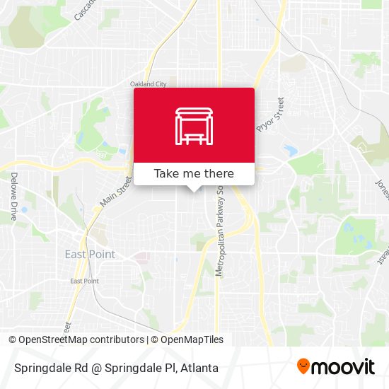 Springdale Rd @ Springdale Pl map