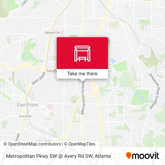 Metropolitan Pkwy SW @ Avery Rd SW map