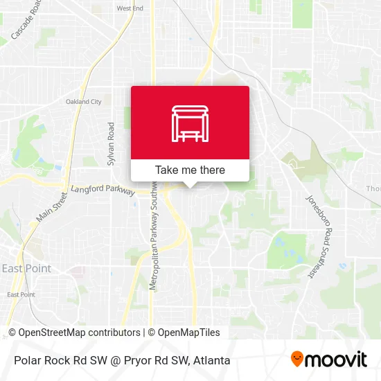 Polar Rock Rd SW @ Pryor Rd SW map