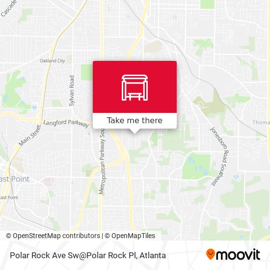 Mapa de Polar Rock Ave Sw@Polar Rock Pl