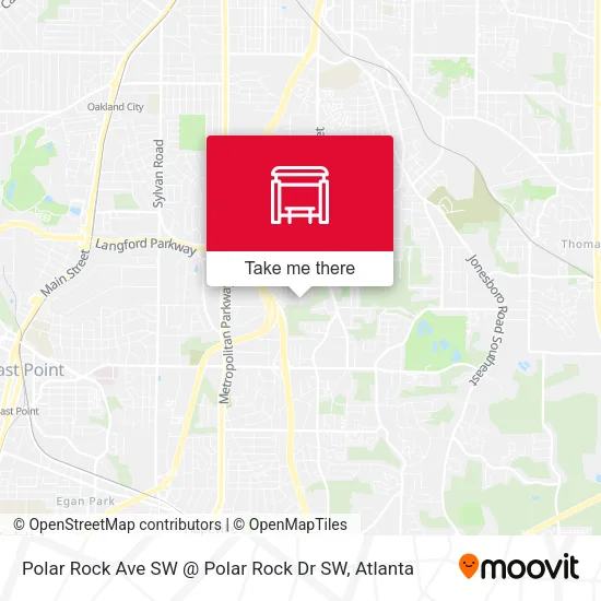 Polar Rock Ave SW @ Polar Rock Dr SW map