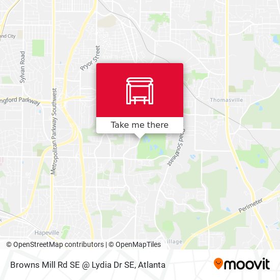 Browns Mill Rd SE @ Lydia Dr SE map