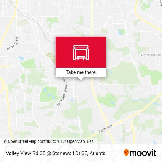 Mapa de Valley View Rd SE @ Stonewall Dr SE