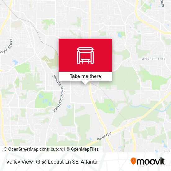 Valley View Rd @ Locust Ln SE map