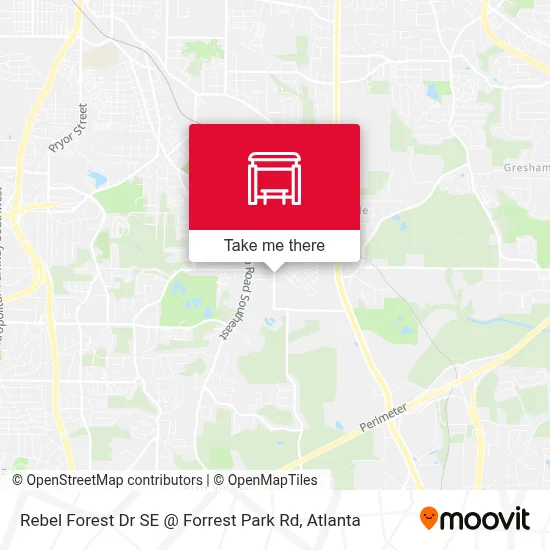 Rebel Forest Dr SE @ Forrest Park Rd map