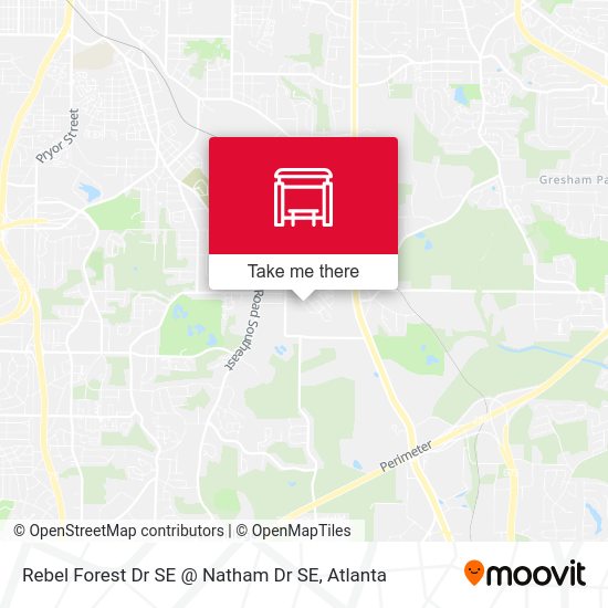 Rebel Forest Dr SE @ Natham Dr SE map