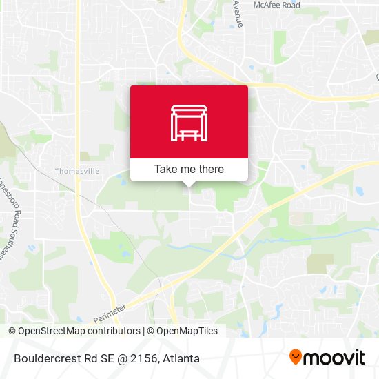 Bouldercrest Rd SE @ 2156 map