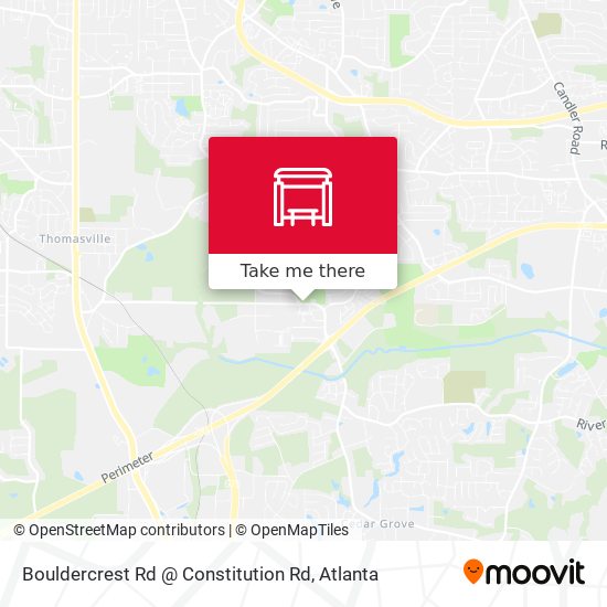 Mapa de Bouldercrest Rd @ Constitution Rd