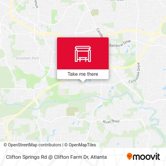 Mapa de Clifton Springs Rd @ Clifton Farm Dr